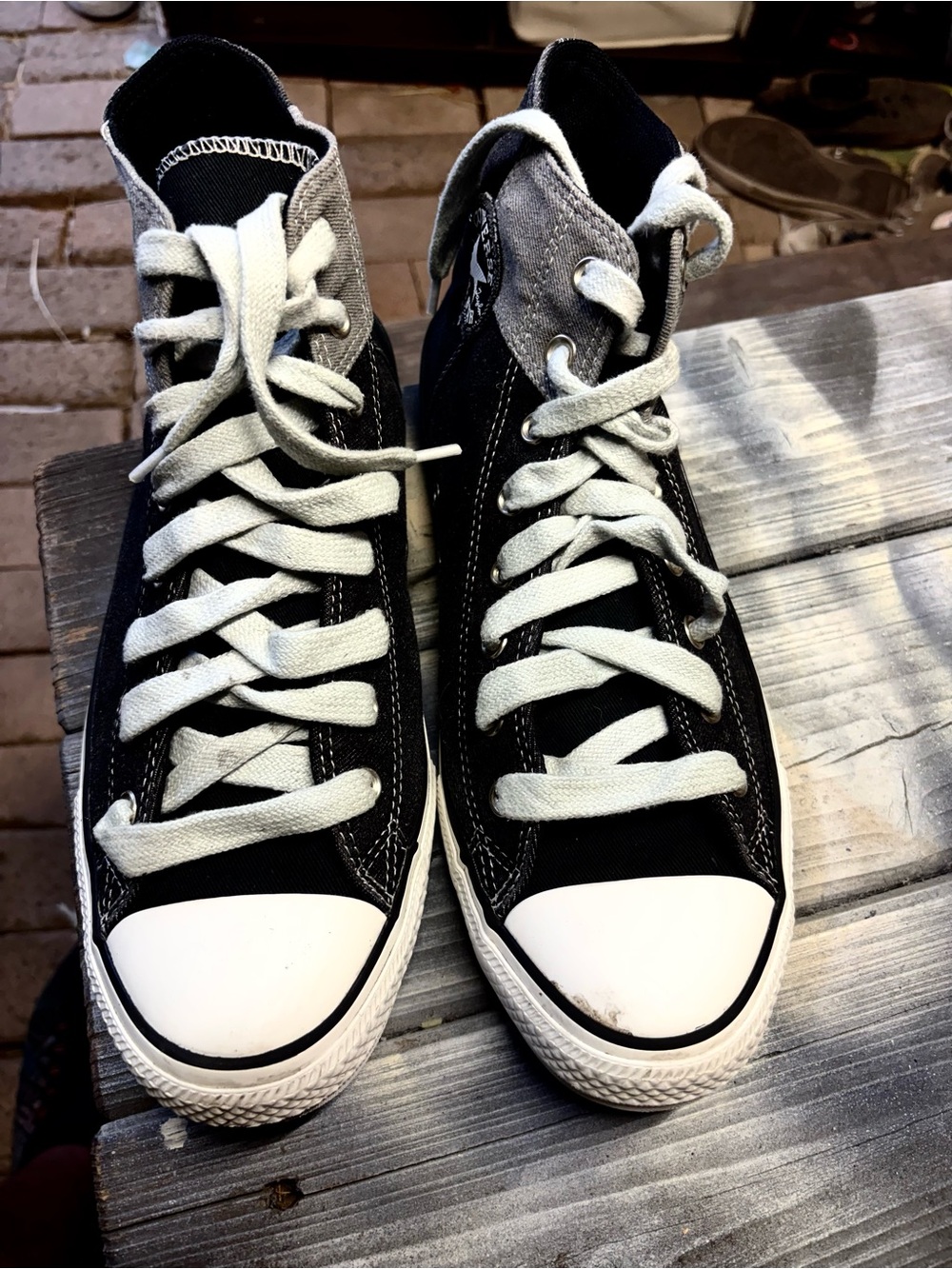 Black Converse high top sneakers #skateboarding #classic size 13